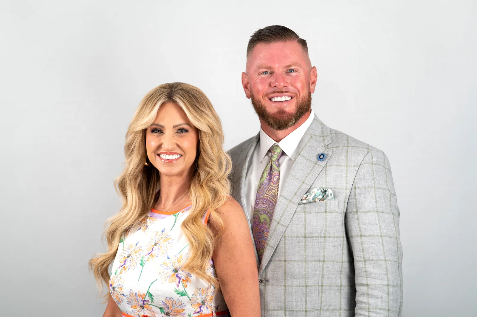 Pastor CT Townsend and his wife Becky in a studio portrait